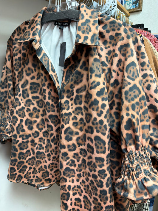 Boho Chic Animal Print Top