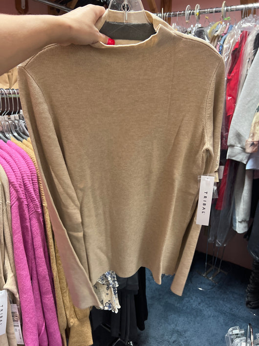 Tribal late mock neck sweater