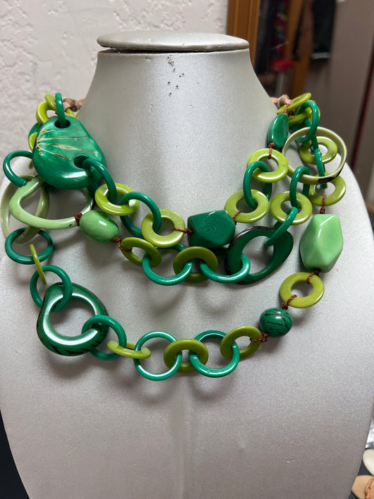 Tagua Galicia necklace
