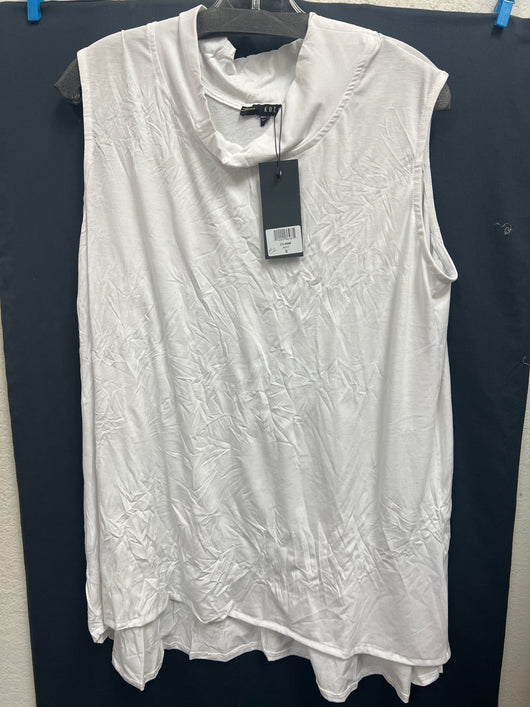 Kozan white sleeveless Harlow tunic