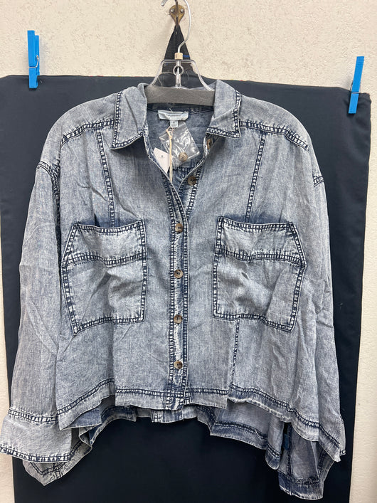 Eesome chambray oversized jacket