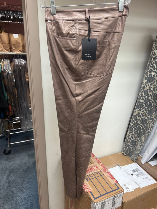 Insight bronze metallic pants