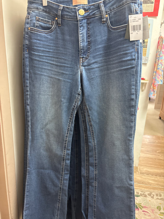KUT med wash flare Kelly jeans