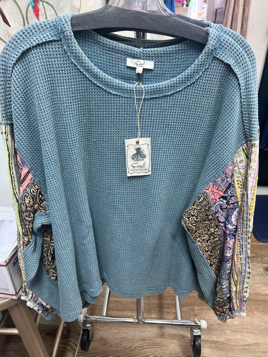 Easel dusty blue thermal
