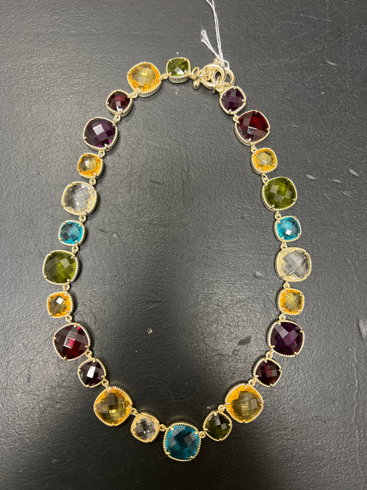 Lordane multi jewel necklace