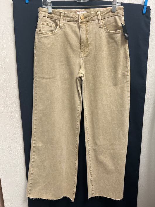 KUT taupe wide leg jeans