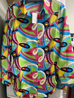 AZI multi button up Cora shirt