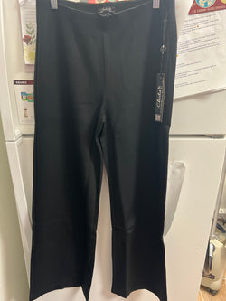 Charlie B wide leg black pull on pants