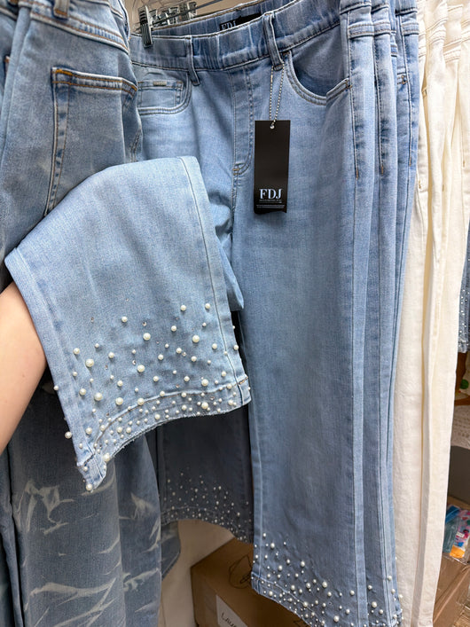 FDJ pearl ankle pull on jeans