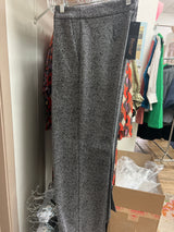 Renuar black combo knit herringbone pants
