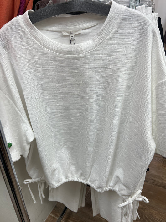 JOH white top with side ties