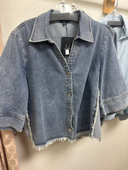 Joh Dell Fray Denim Jacket