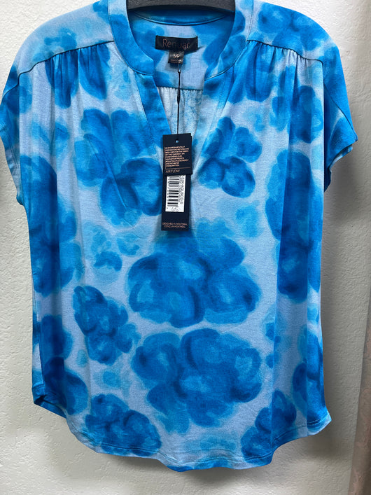 Renuar aquamarine combo s/s top