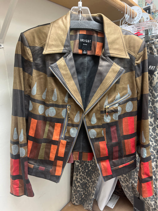 Insight vegan leather blazer