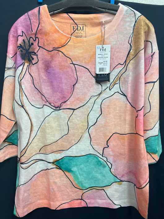 FDJ pink tableau 3/4 top