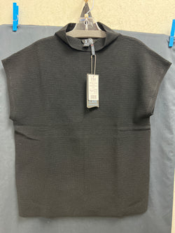 FDJ cap sleeve ribbed sweater black