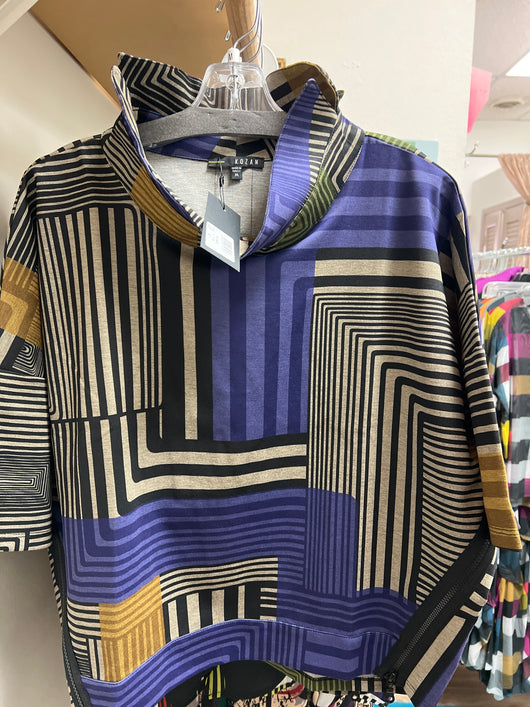 Kozan future print Whitney top