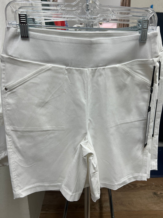 Charlie B pull on white shorts
