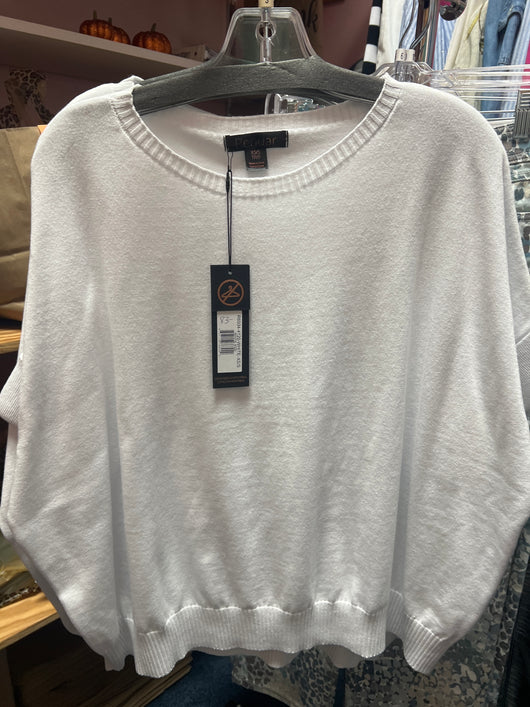 Renuar oversized s/s sweater white