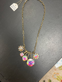 Bling charm necklace