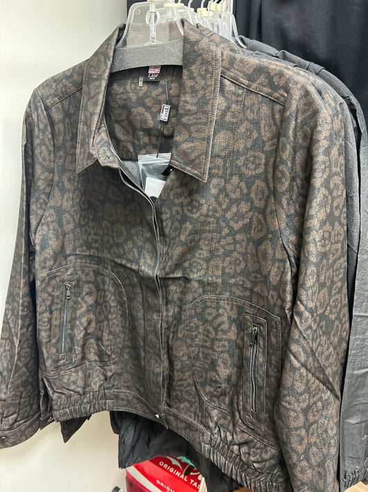 Lior leopard lightweight jacket