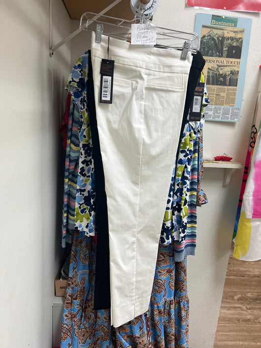 Renuar pull on ankle pant crème