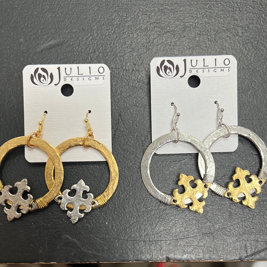Julio round earrings ER643