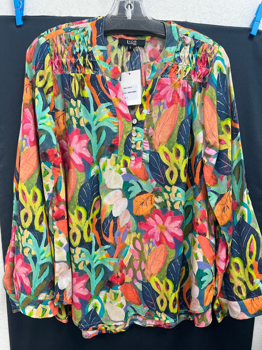 Lior garden glamour print blouse