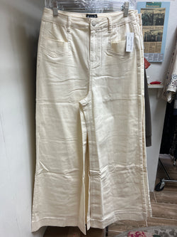 AZI cream wide leg jeans