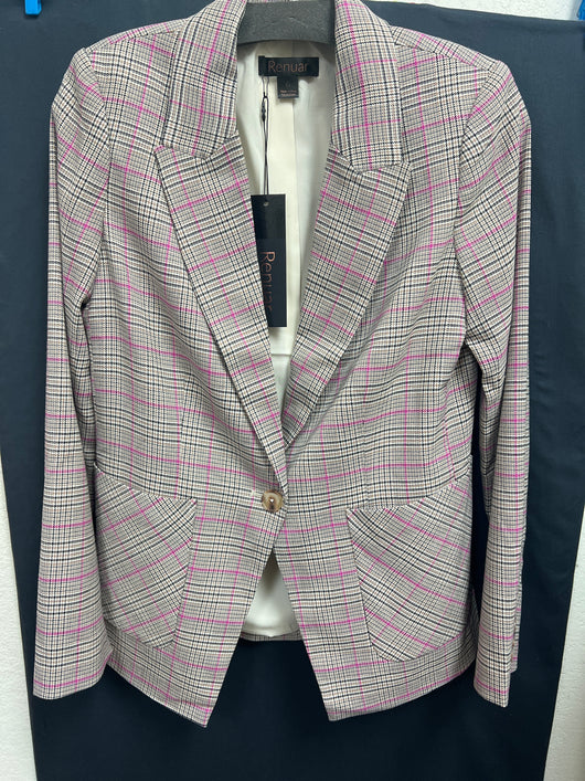 Renuar mulberry combo blazer