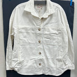 Stoosh vintage denim white oversized jacket