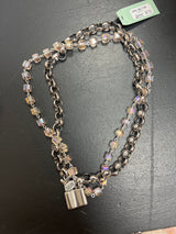 Julio double strand mailbox necklace