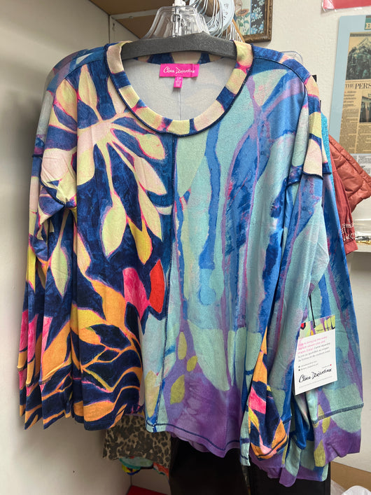 Claire D winter caress knit top