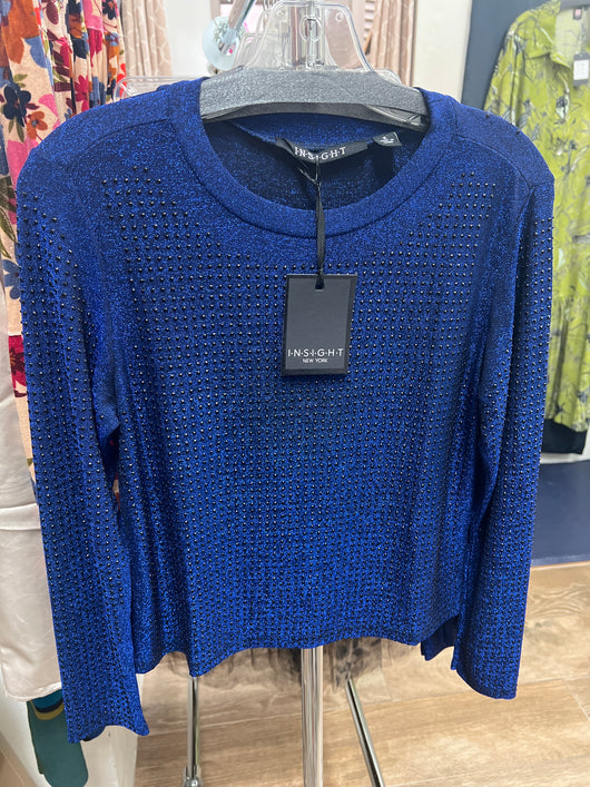 Insight bling top blue
