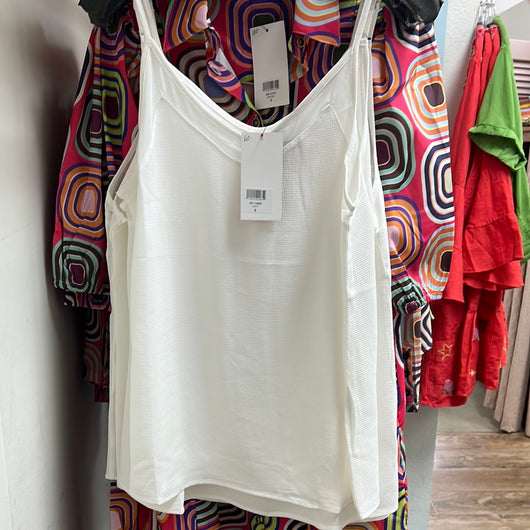 Isle white Karina tank top