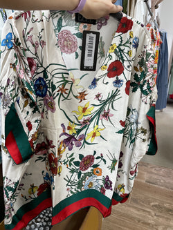 Elle silky floral top