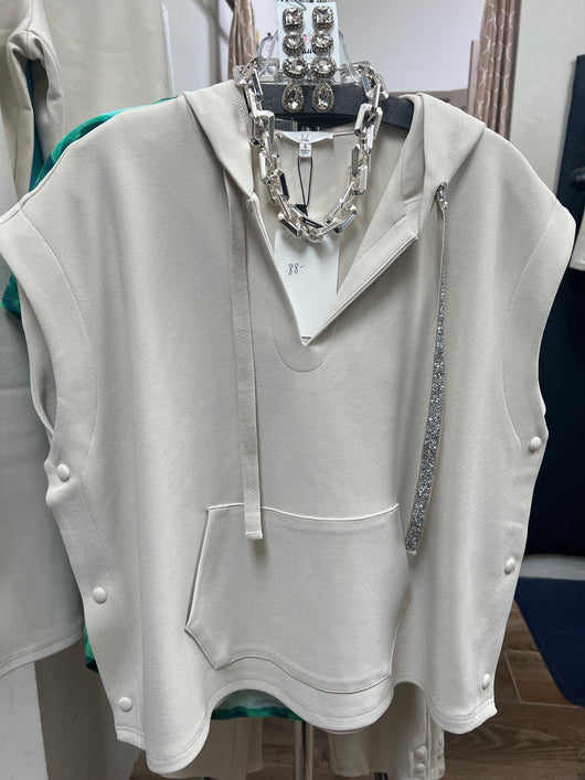 JOH beige Kyle sparkle poncho