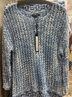 Charlie B bluebell mesh sweater