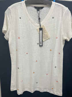 Charlie B embroidered flowers top