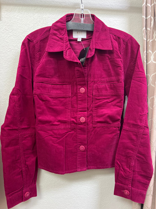 KUT raspberry corduroy jacket