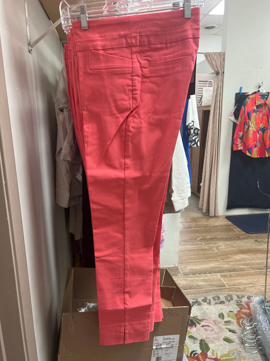 Renuar lux pull on ankle pant corally