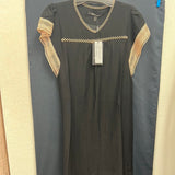 Gabby Isabella black beige dress