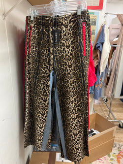 APNY leopard denim pants