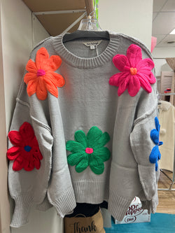 Davi & Dani flowers sweater
