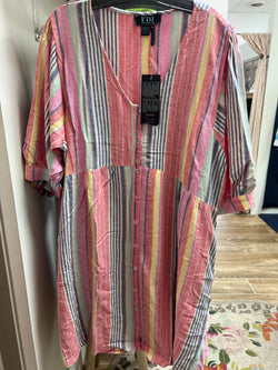 FDJ canary stripe dress
