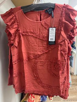 FDJ coral rose spiral top
