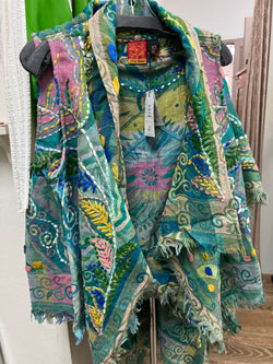 ANU embroidered verbena vest