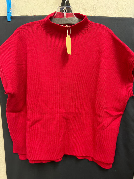 Jodifl red cap sleeve sweater