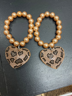 Bling leopard bracelets