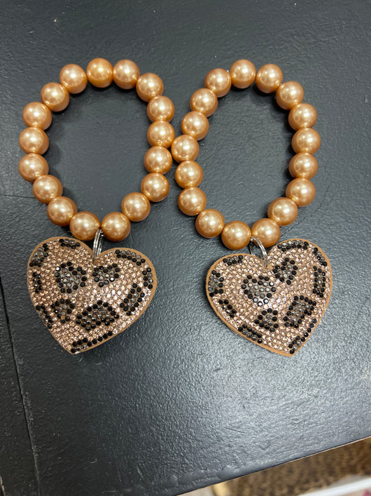 Bling leopard bracelets